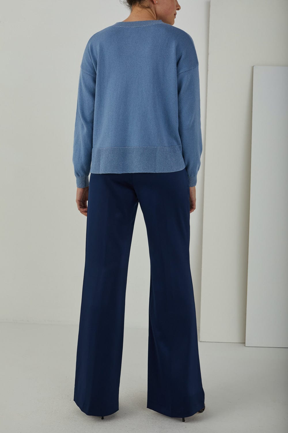 Vicolo - Blusa Manga Longa Gola Canoa