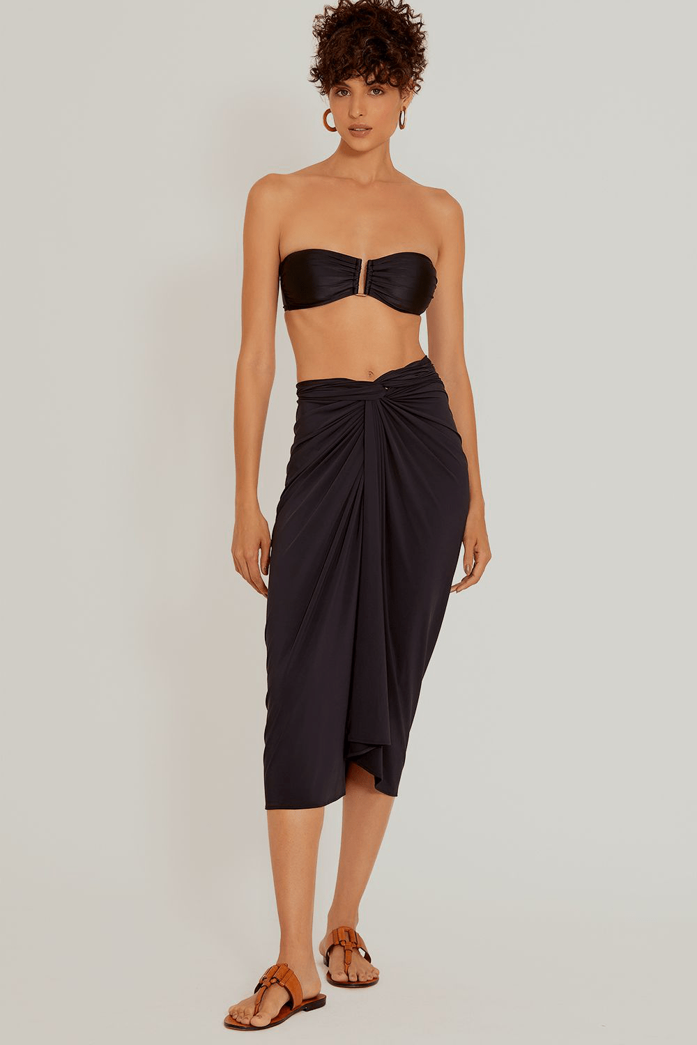 Lenny Niemeyer - Canga Pareô Nó Touch Preto New