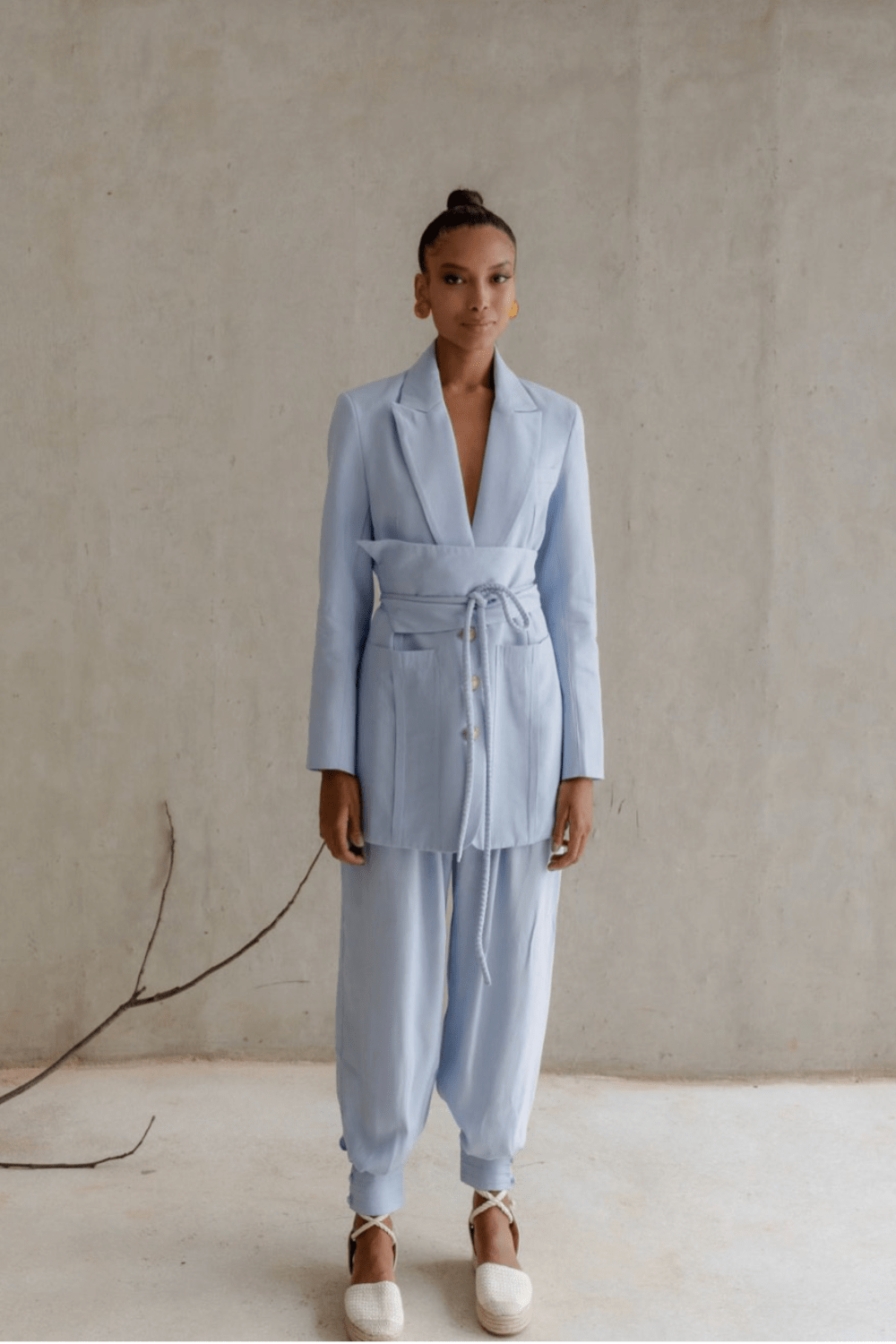 Tissé - Blazer Kira Azul Claro