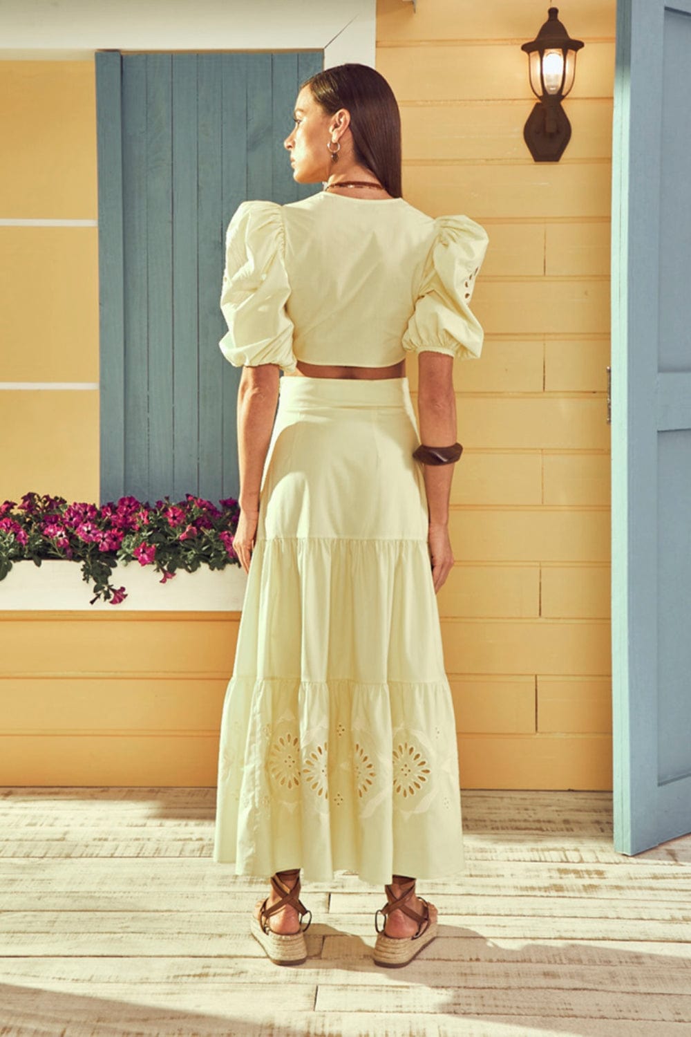 L'Cecci - Saia Midi Bordada