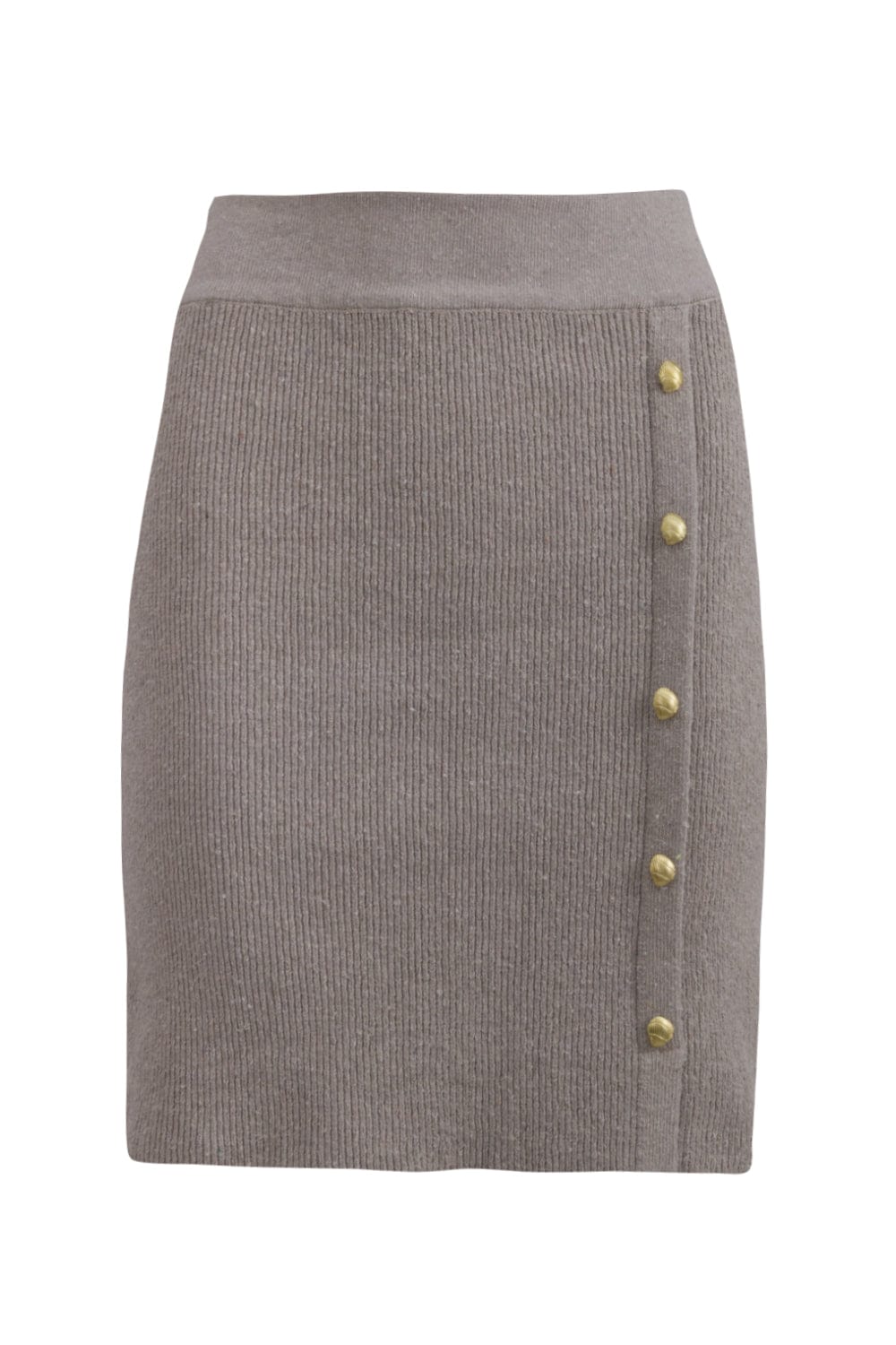 Viviane Furrier - Saia Mini em Tricot Artesanal