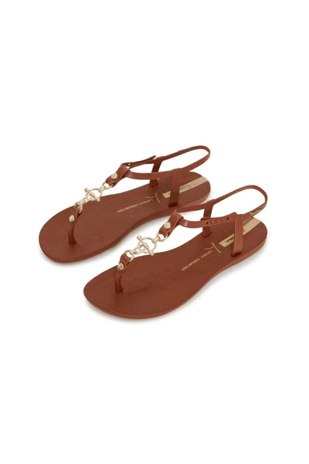 Lenny Niemeyer - Sandália Bridão Doma Marrom