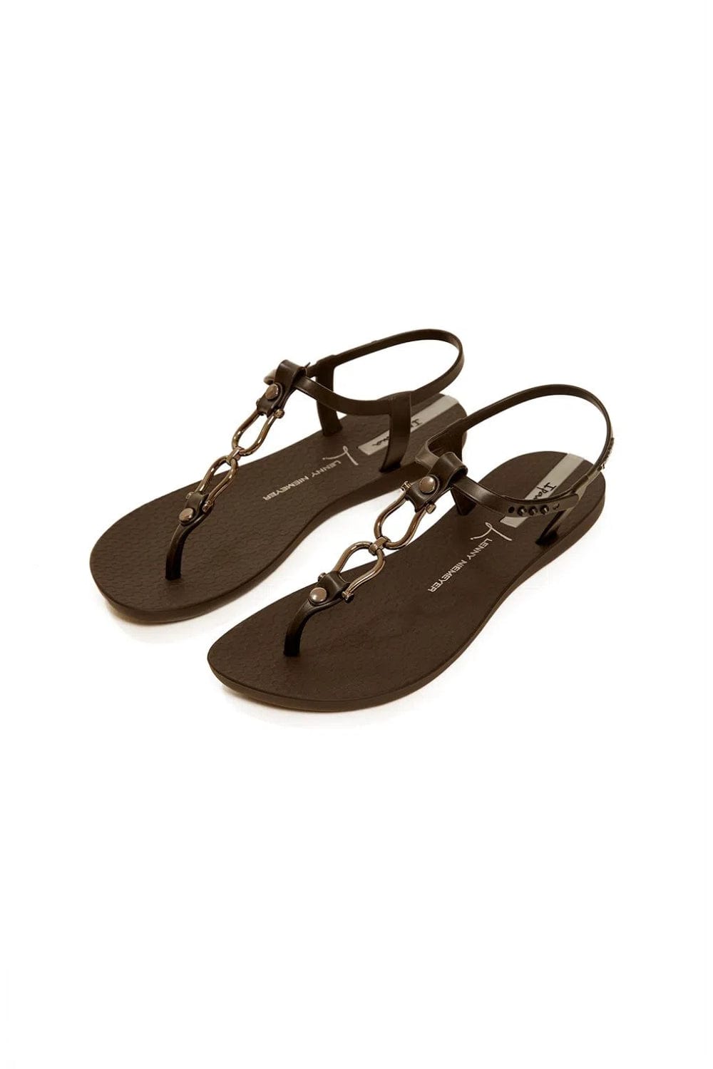 Lenny Niemeyer - Sandália Bridão Selaria Preto