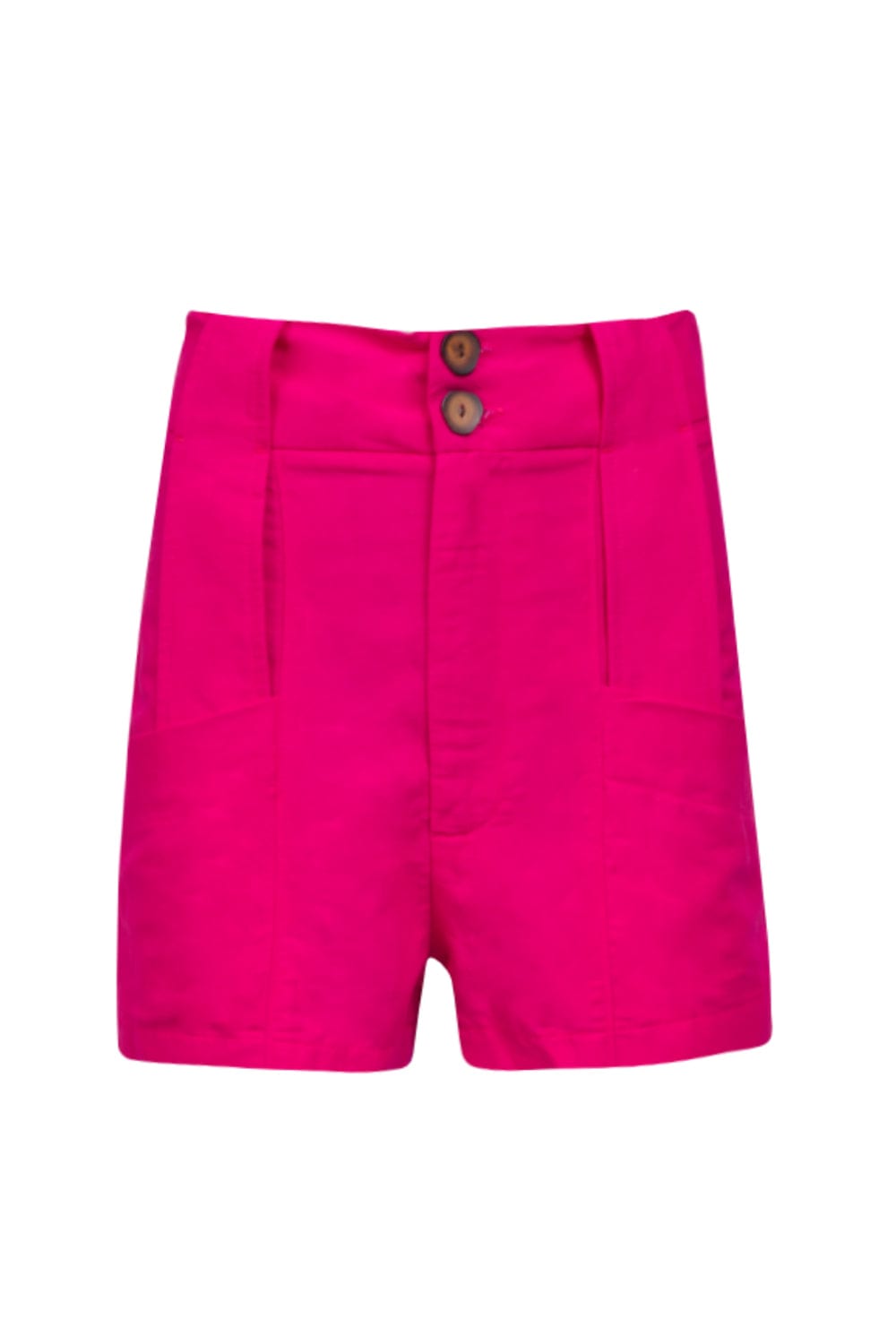 L'Cecci - Shorts Viscolinho com Bolso Frontal