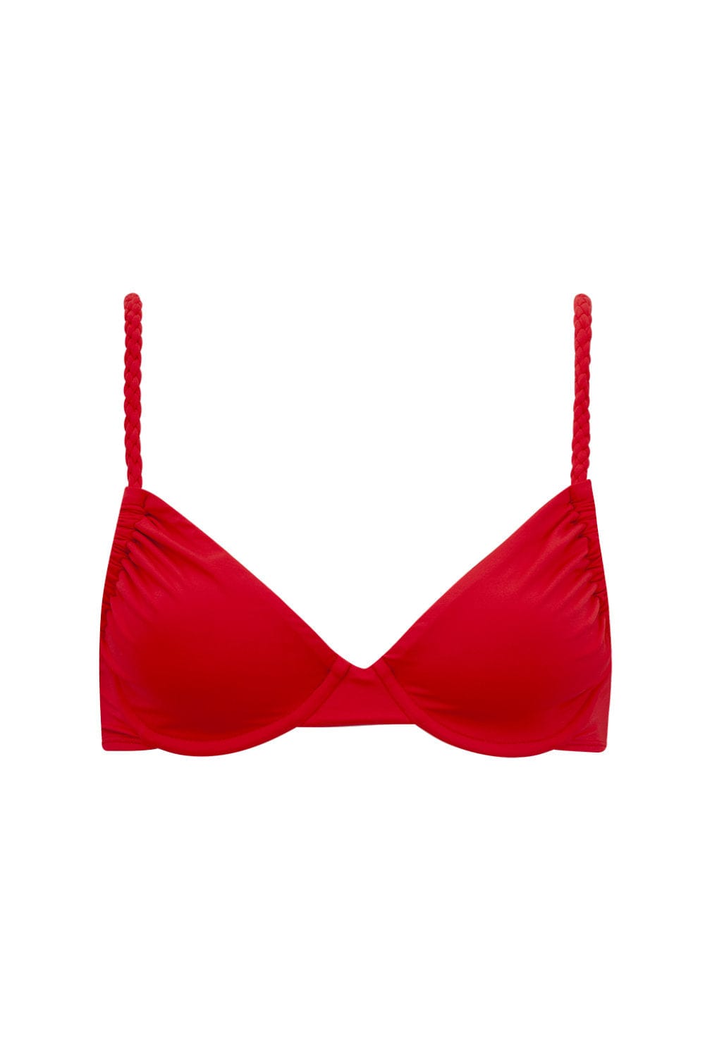 Lenny Niemeyer - Sutiã Franzido Trança Macramê Granita