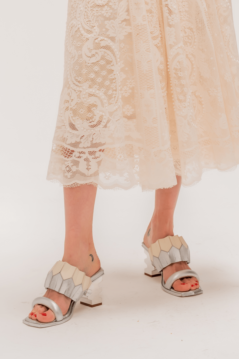 Ryzí - Tamanco Gamora Heels Prata