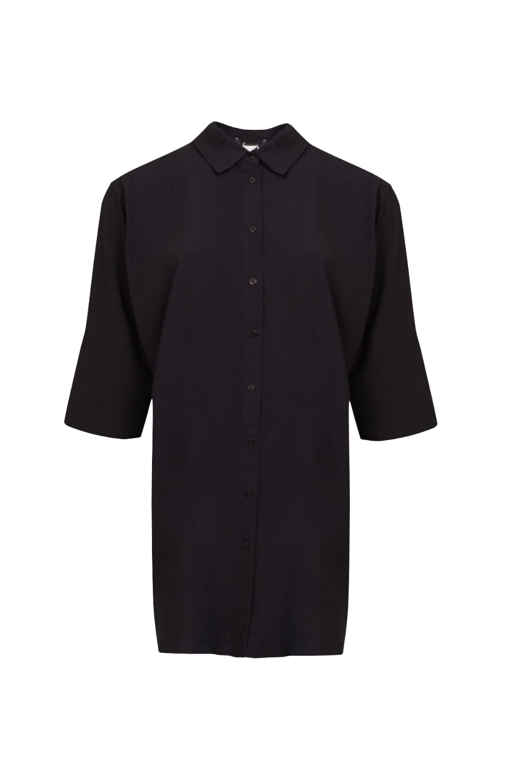 Lenny Niemeyer - Vestido Chemisier Curto Preto