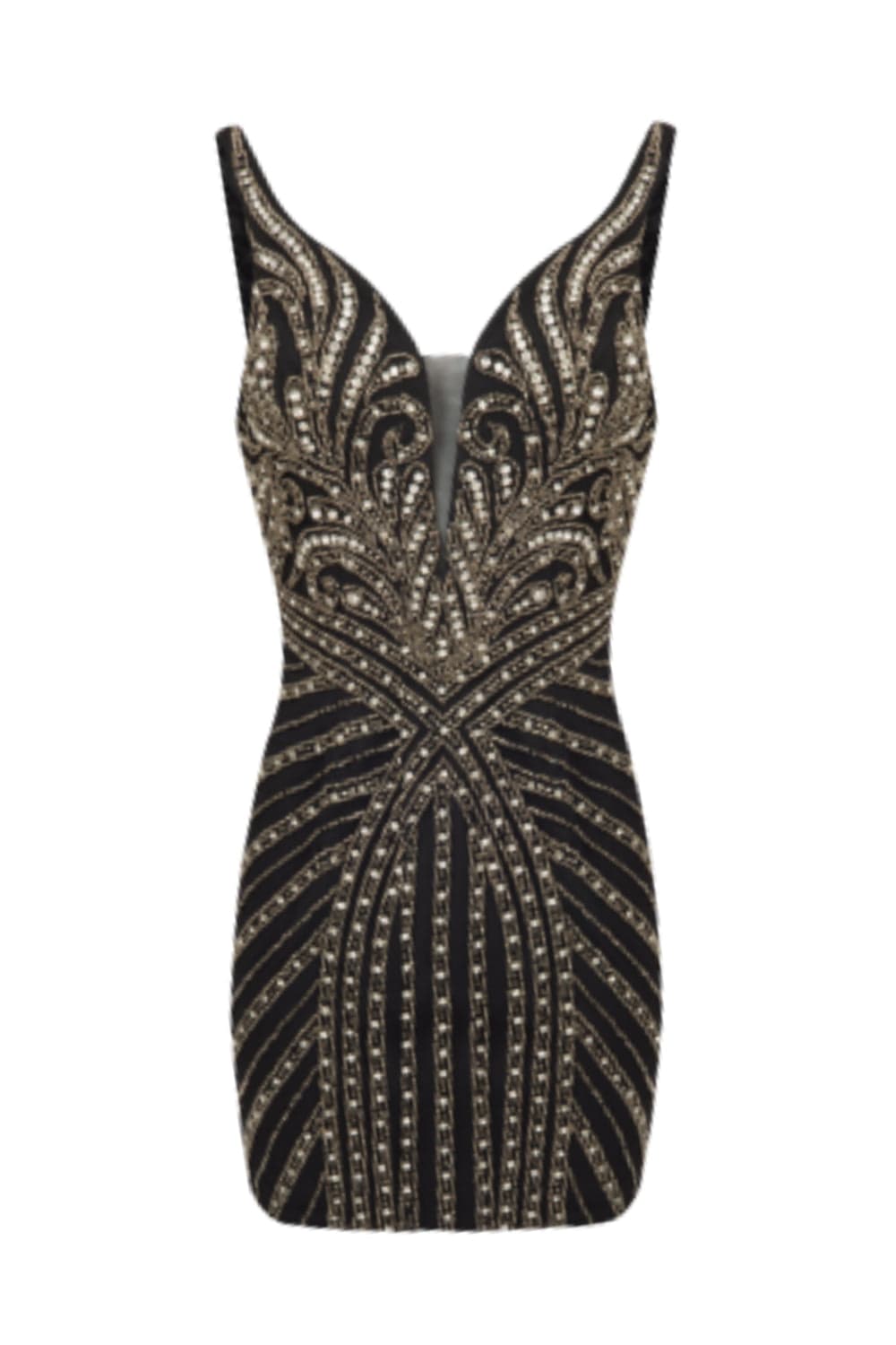 Dolps - Vestido Curto Luar Bordado Preto