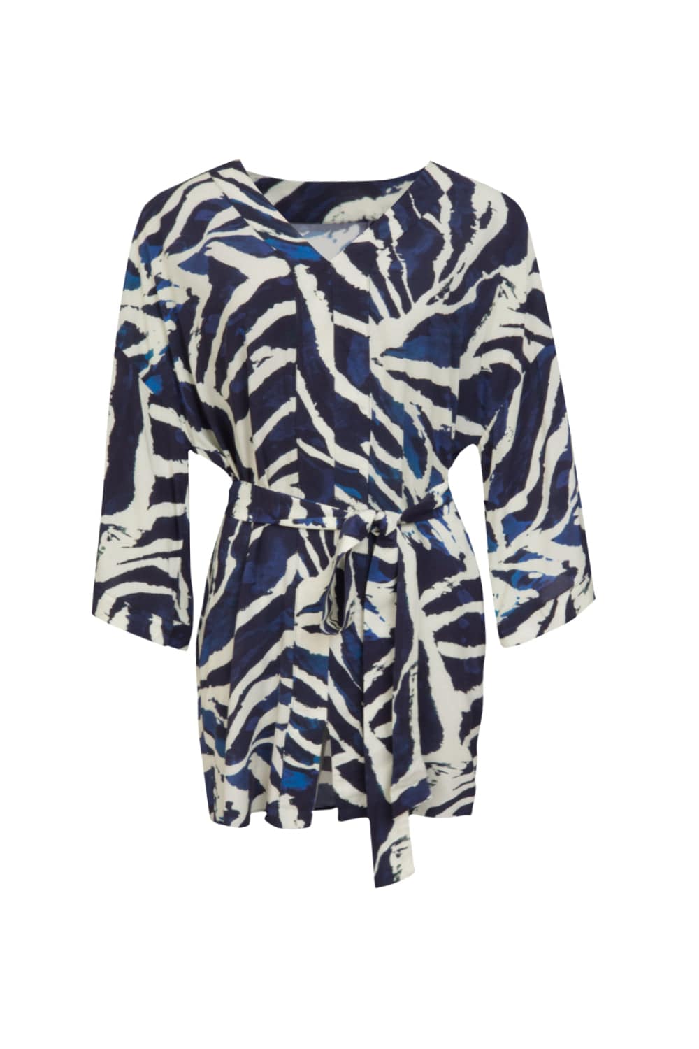 Lenny Niemeyer - Vestido Curto Tunica Manga 3/4 Araguaia