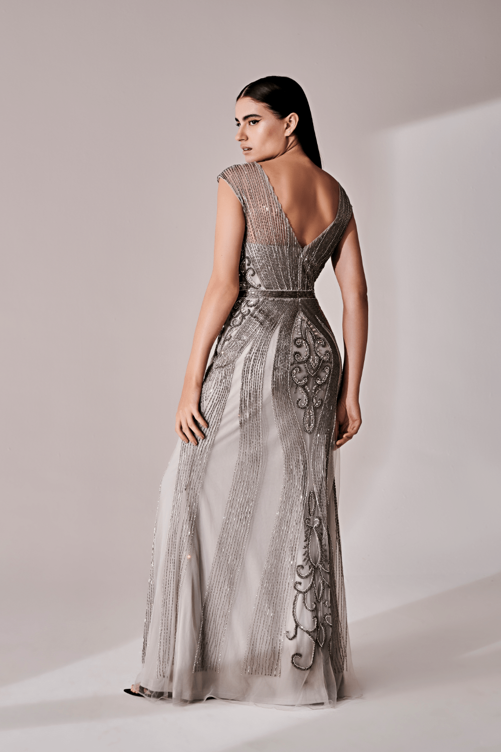 Dolps - Vestido Longo Arizona Prata