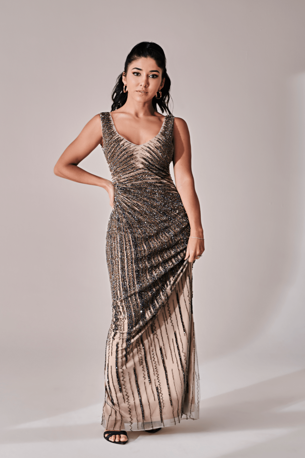 Dolps - Vestido Longo Bordado Tunes