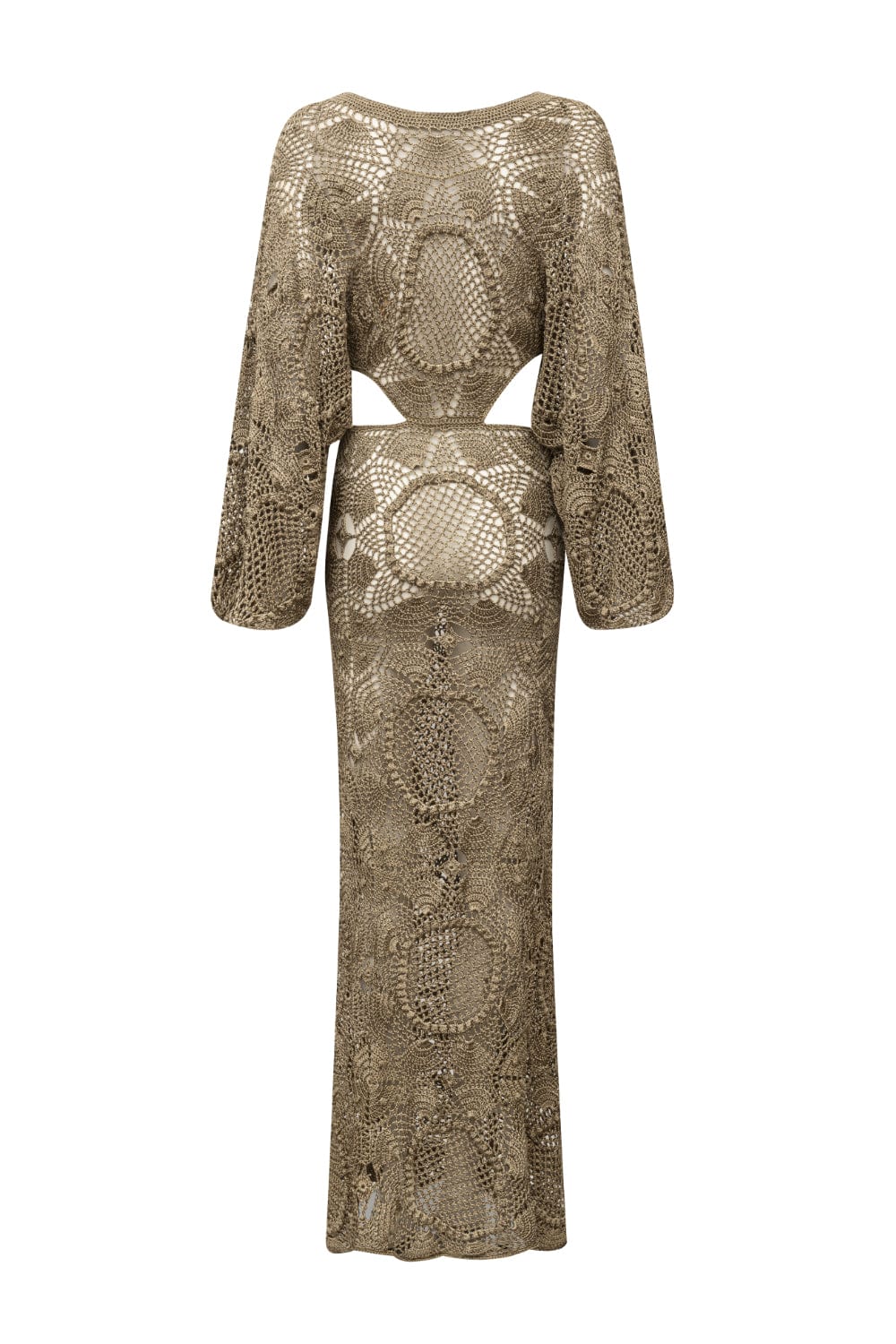 Andréa Almeida - Vestido Longo Crochet Laís Mangão