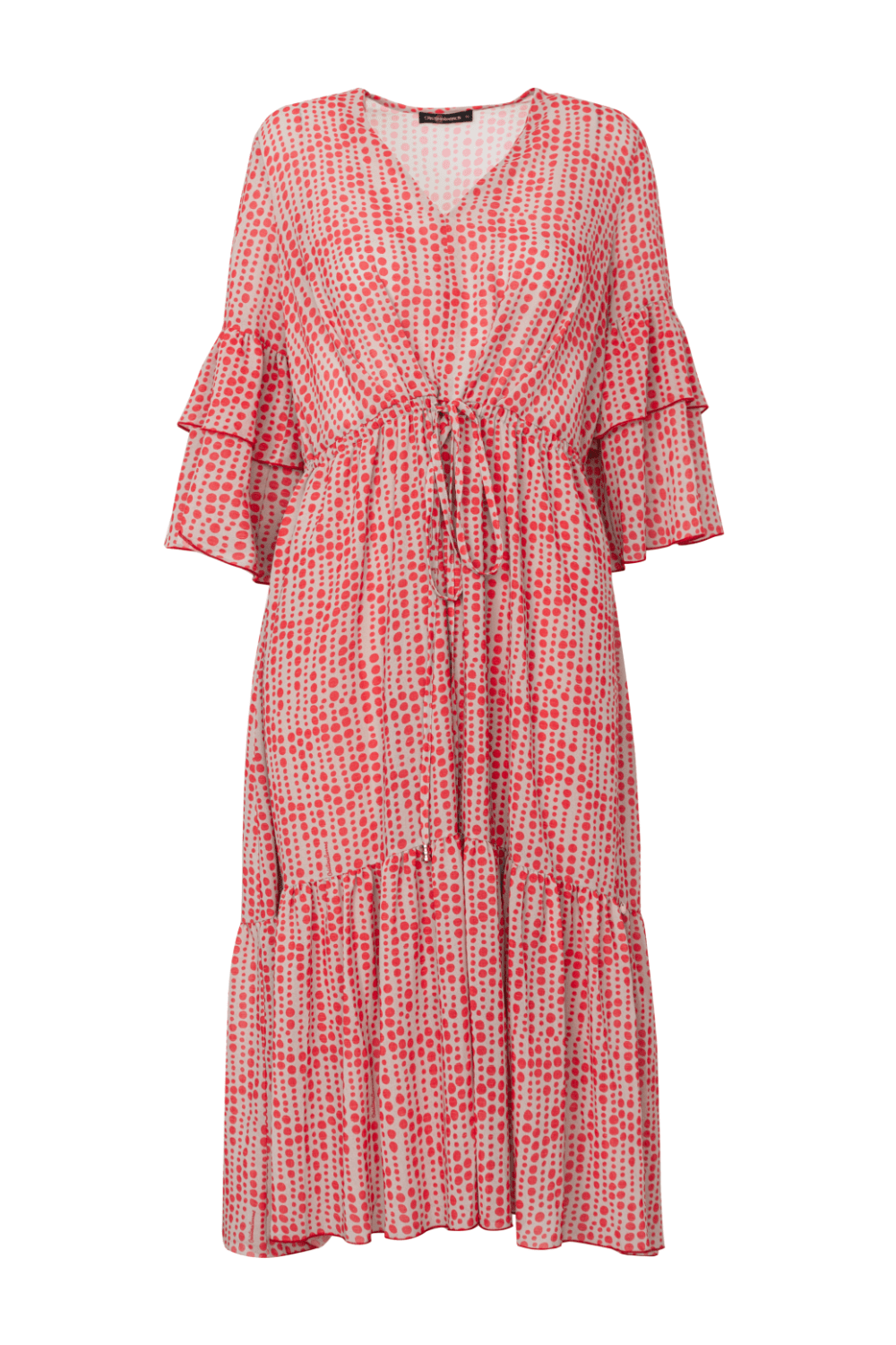 Cristina Barros - Vestido Midi Manga 3/4