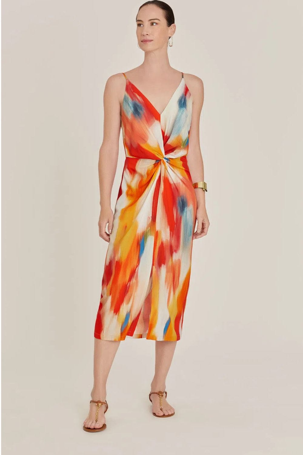 Lenny Niemeyer - Vestido Midi com Alça Torcida Guara