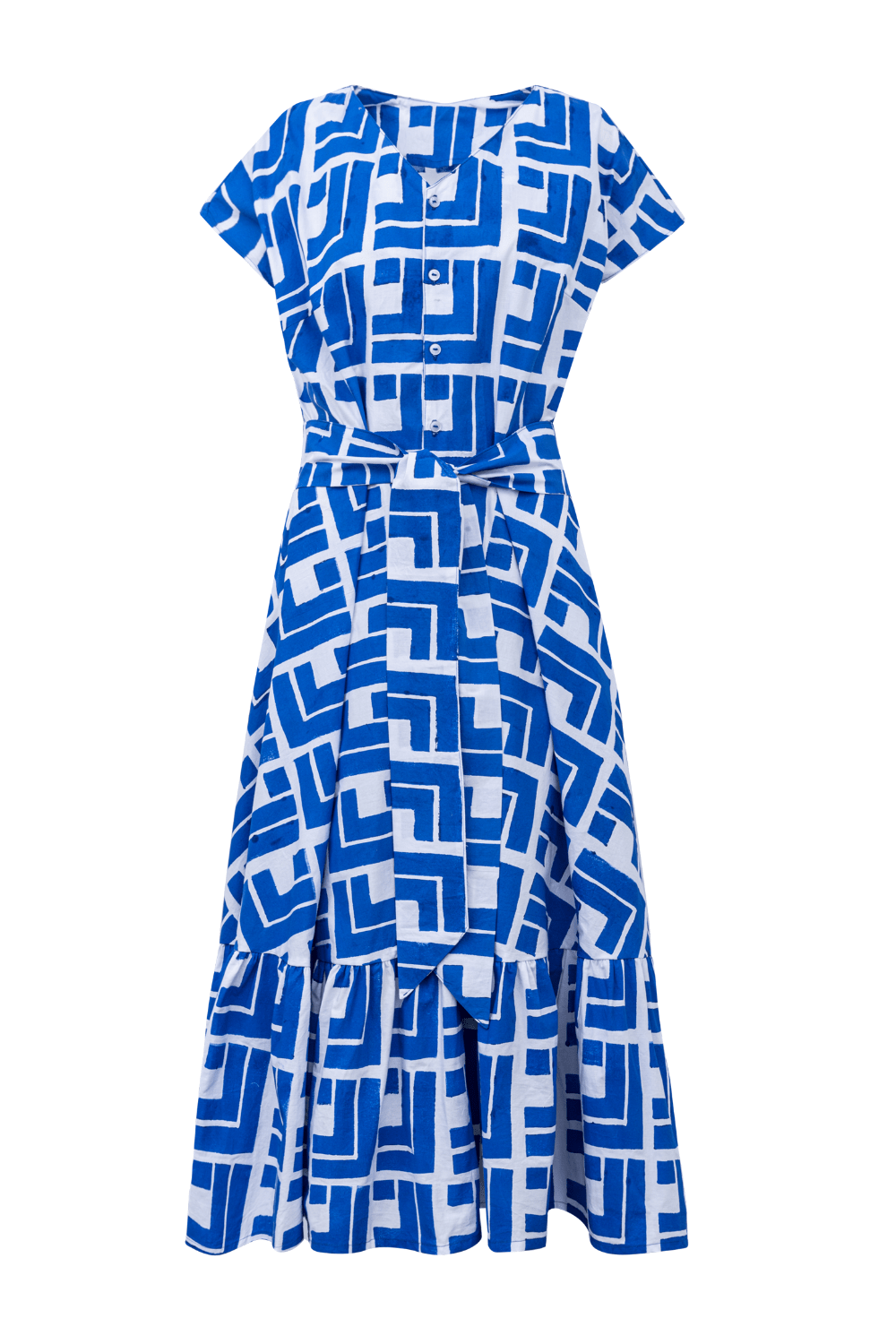 Negritas - Vestido Midi sem Manga