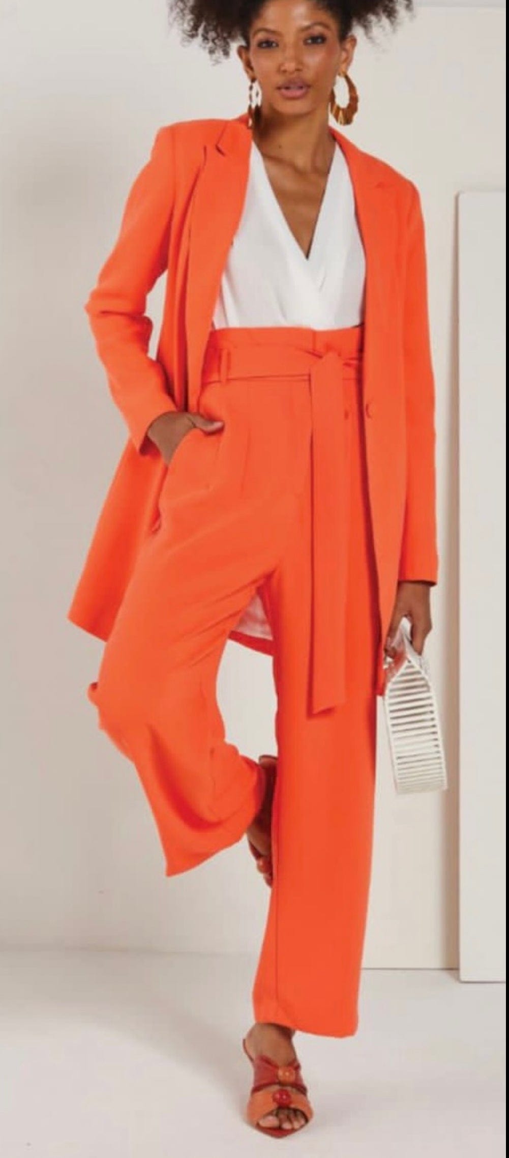 Access - Calça Clochard Laranja