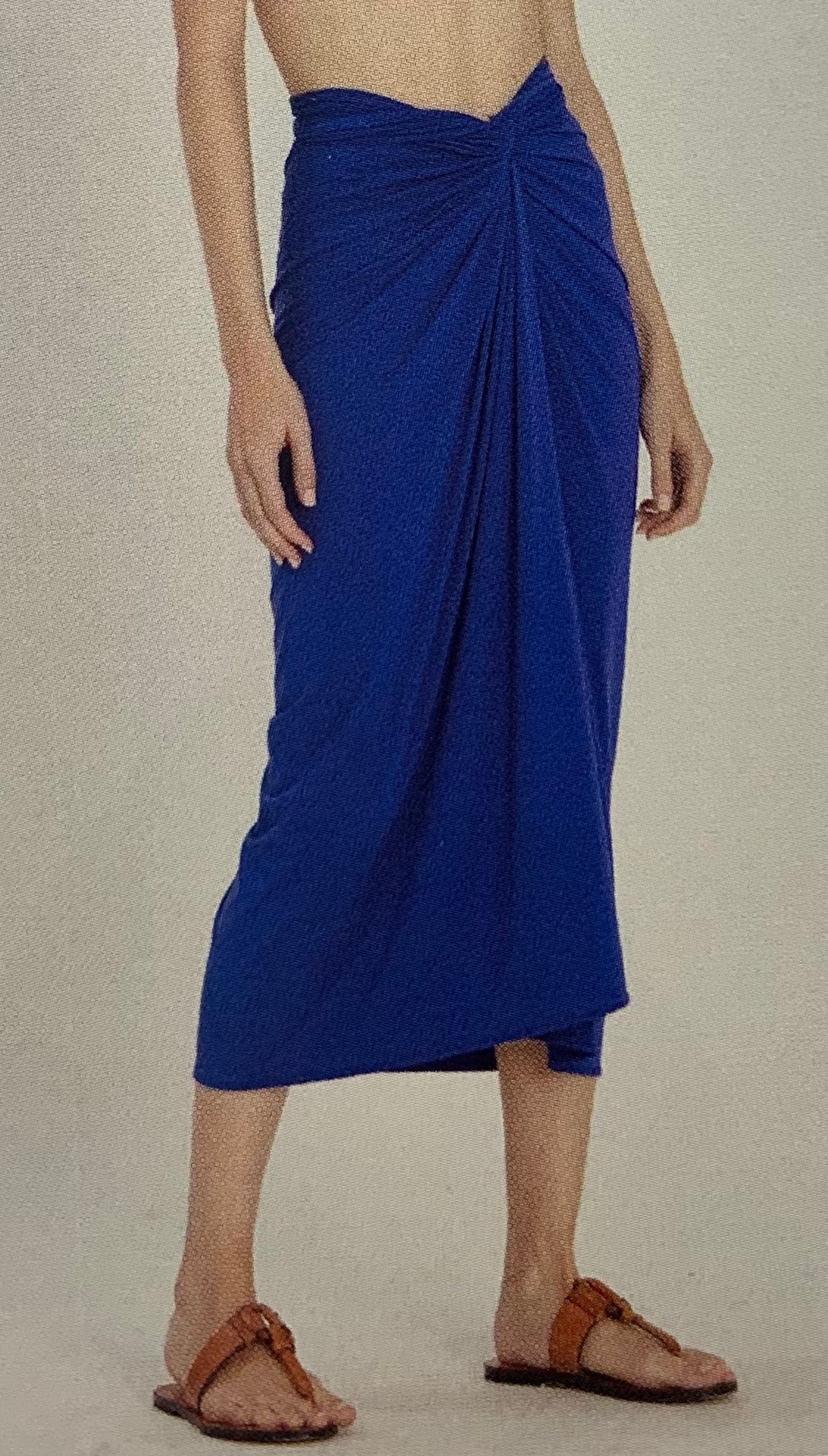 Lenny Niemeyer - Canga Pareô Nó Touch Bio Azure Azul