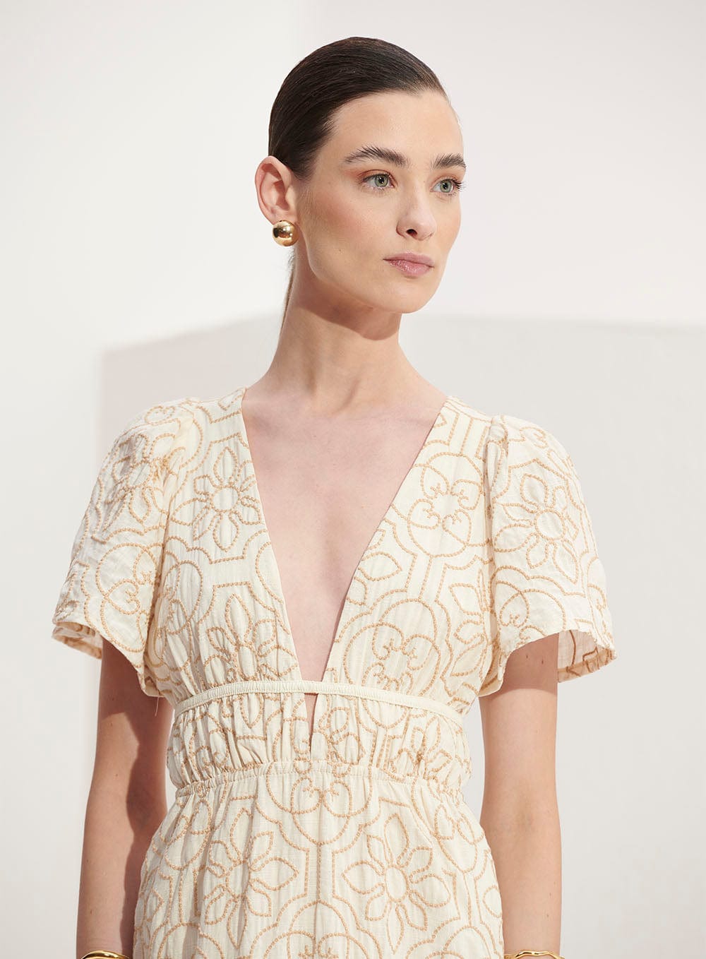 L'Cecci - Vestido Longo Bordado