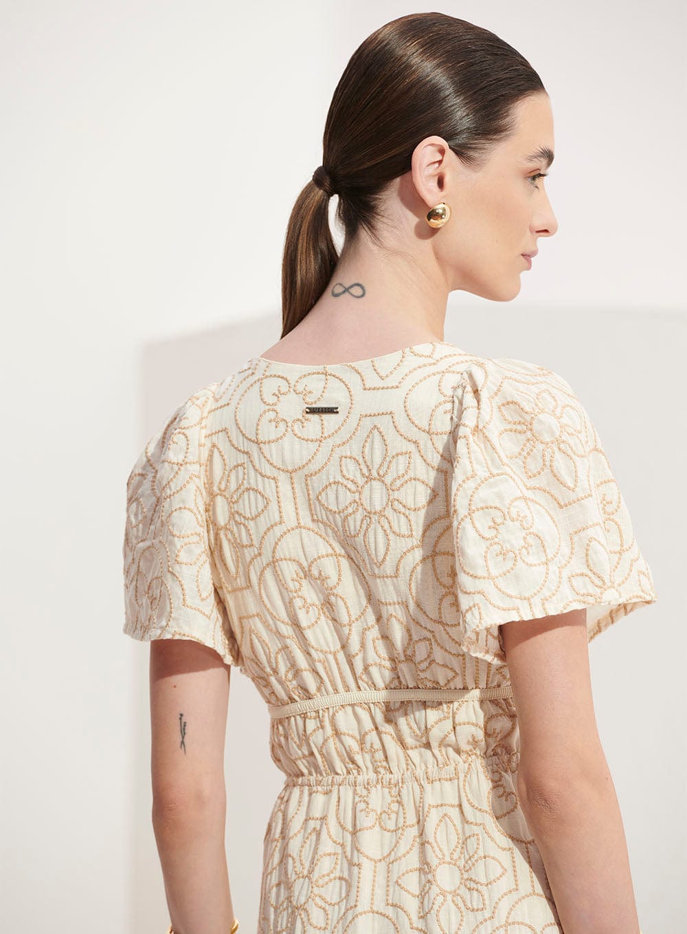 L'Cecci - Vestido Longo Bordado