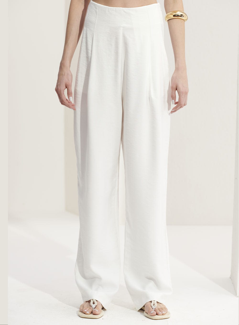 L'Cecci - Calça Alfaiataria L'CECCI Off White