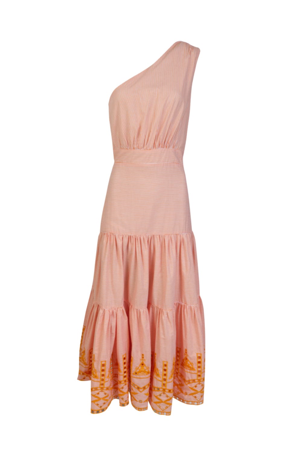 L'Cecci - Vestido Midi um Ombro