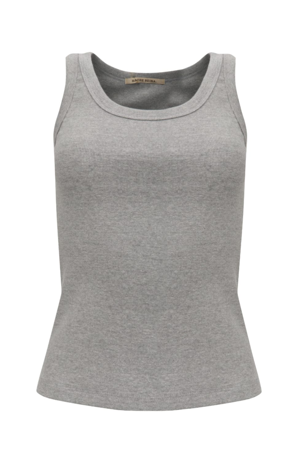 Madre Reina - Blusa Sem Manga Malha Cinza