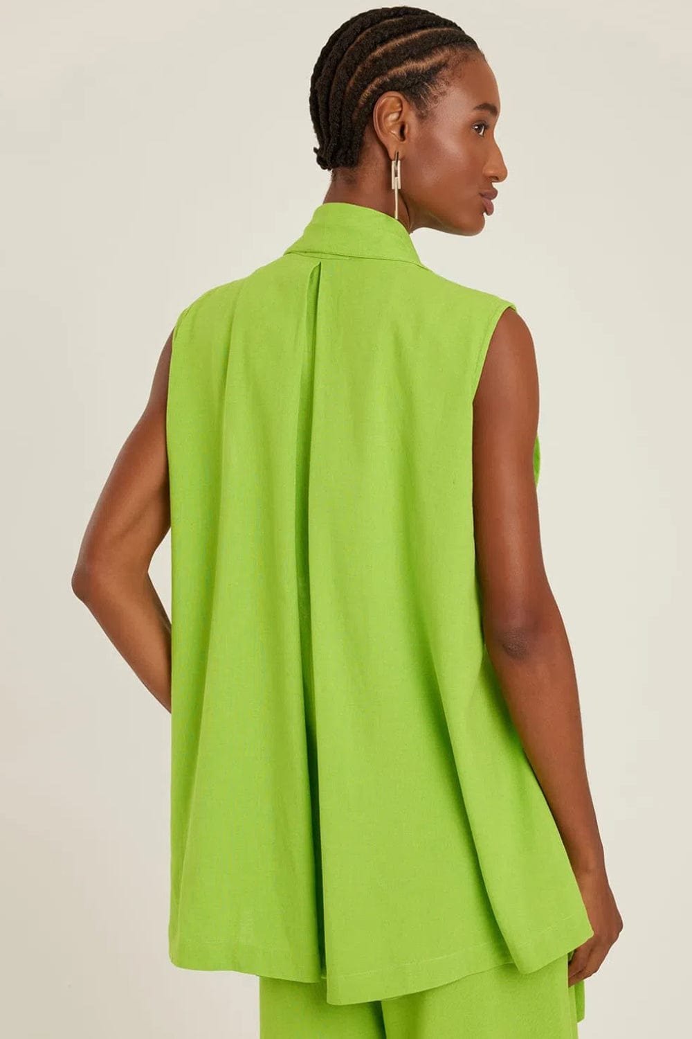 Lenny Niemeyer - Kimono Pala Costas  Viscolinho Lime