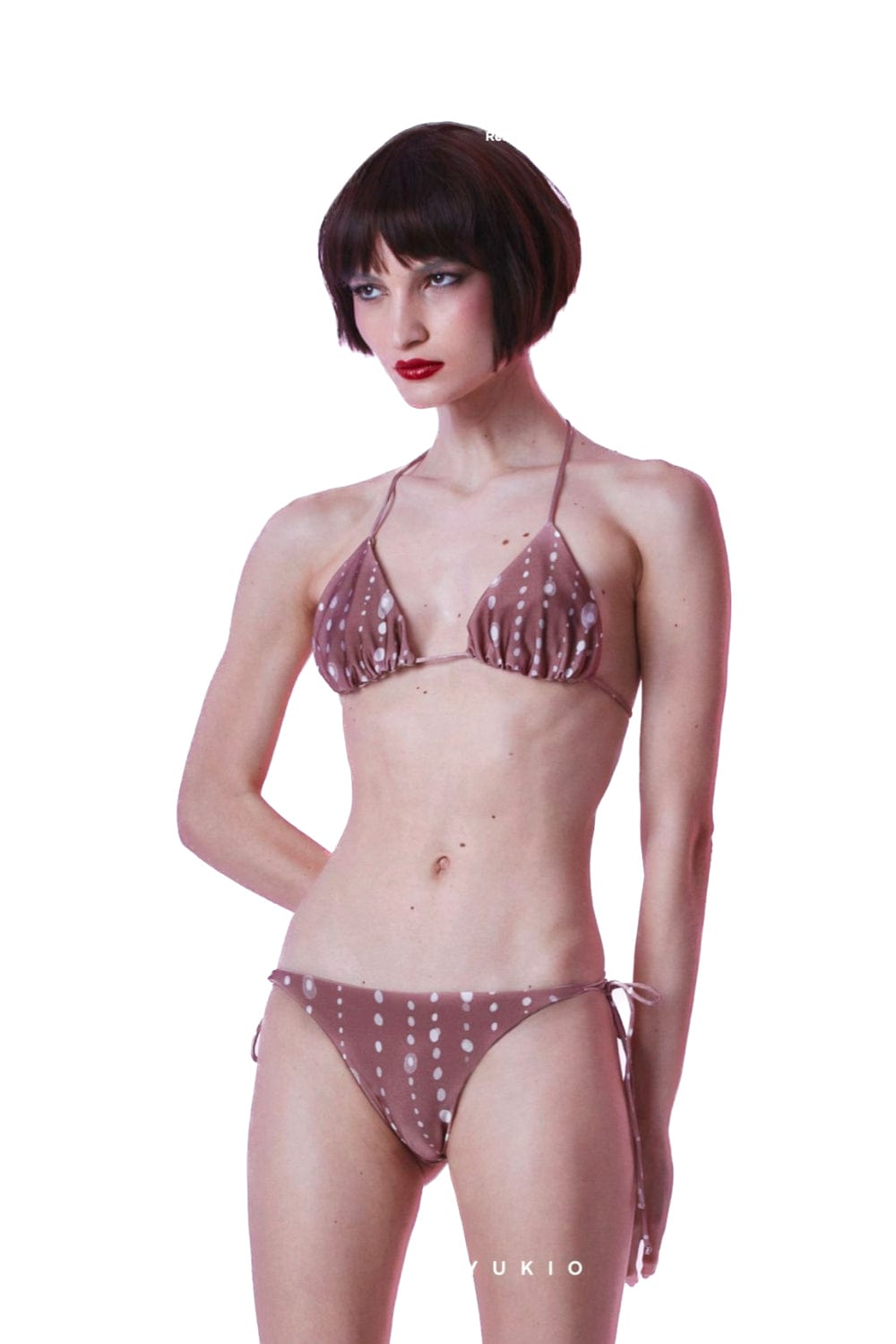 Yukio - Top Biquíni Bubble Bronze