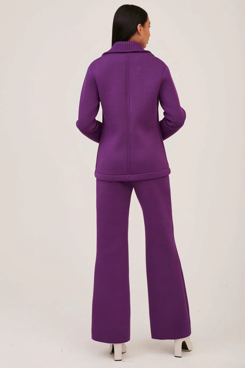 Viviane Furrier - Calça Alfaiataria em Tricot Dublado