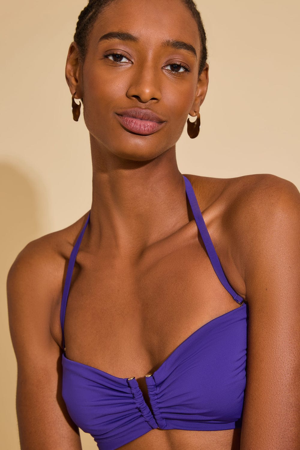 Lenny Niemeyer - Sutiã Bandeau Rita Jabuticaba Roxo