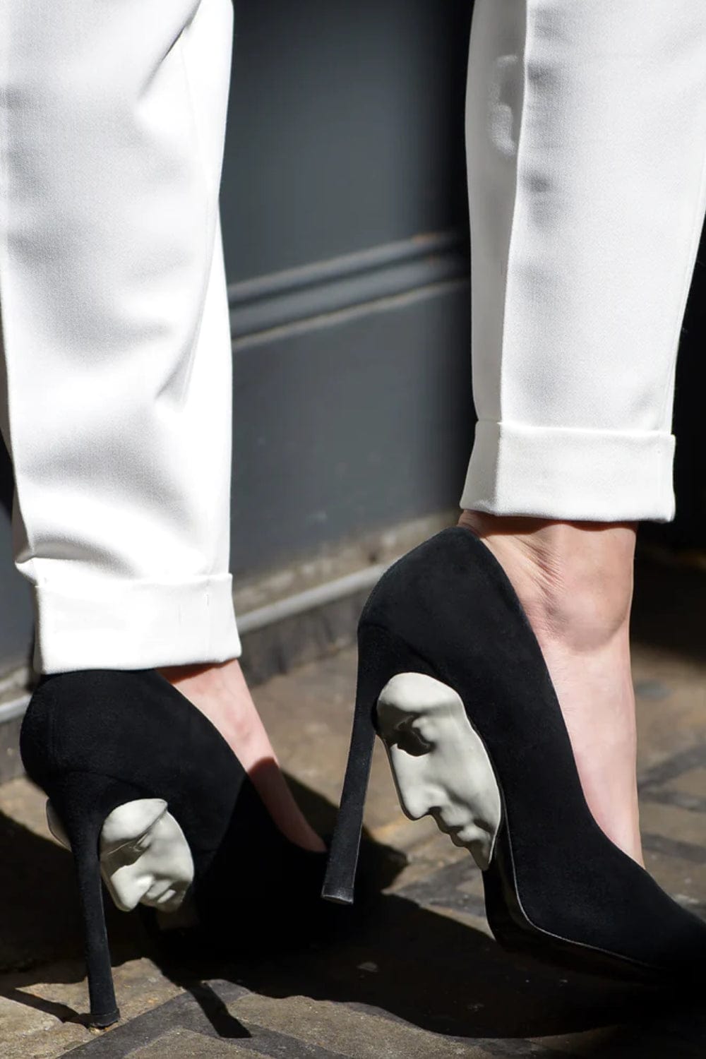 Ganor Dominic - Scarpin Camurça Apollo Preto