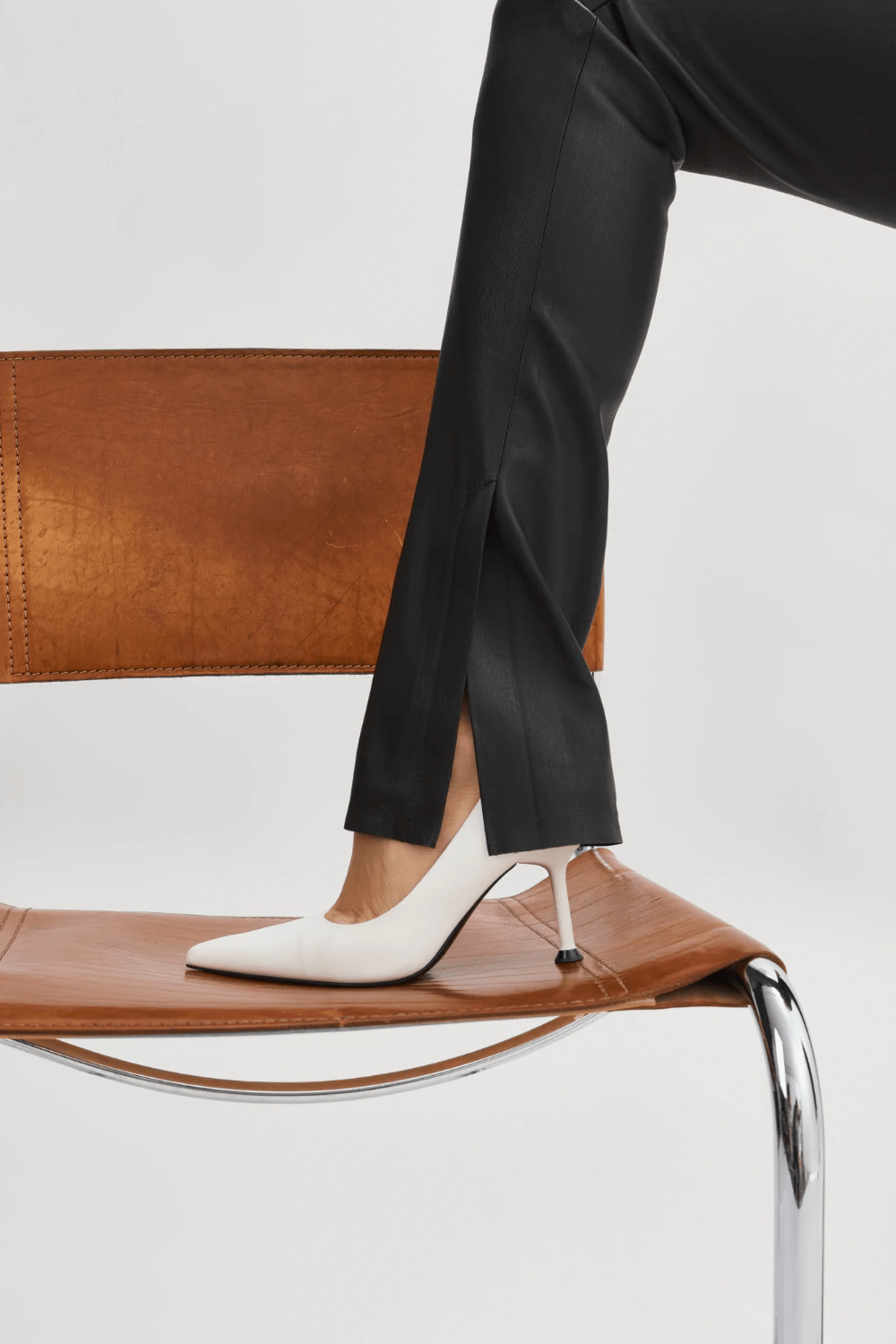 Lamarque - Calça Couro Skinny Dawn Preto