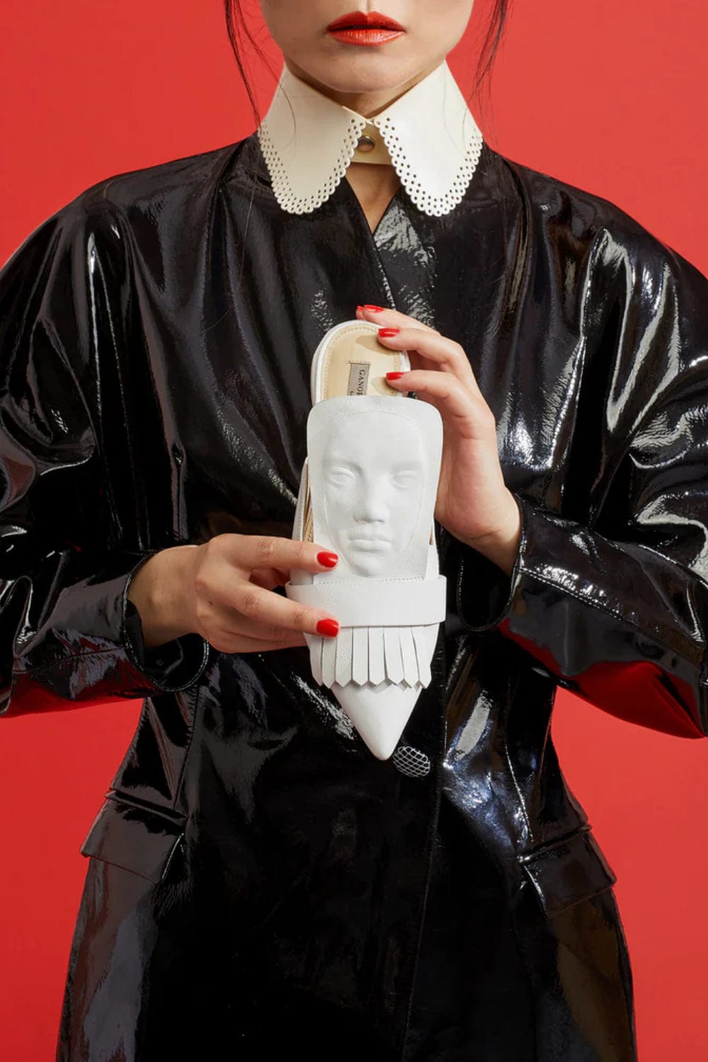 Ganor Dominic - Mule Couro Marcel Branco