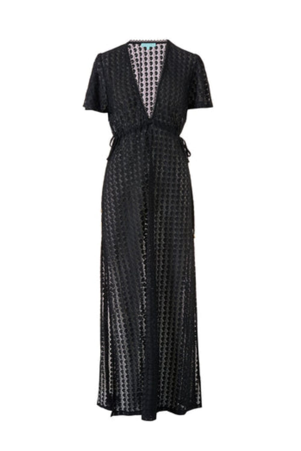 Melissa Odabash - Vestido Longo Renda Esme Preto