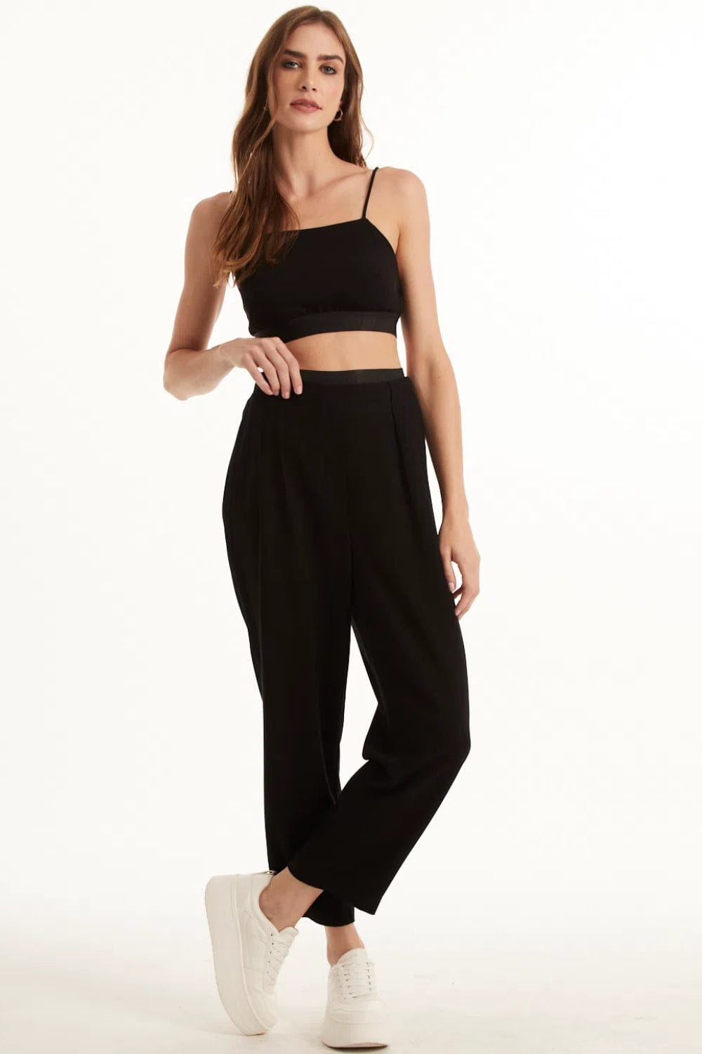 Canal - Calça Jogger Crepe Elástico