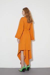 Coven - Saia Midi Tricot Origem Laranja