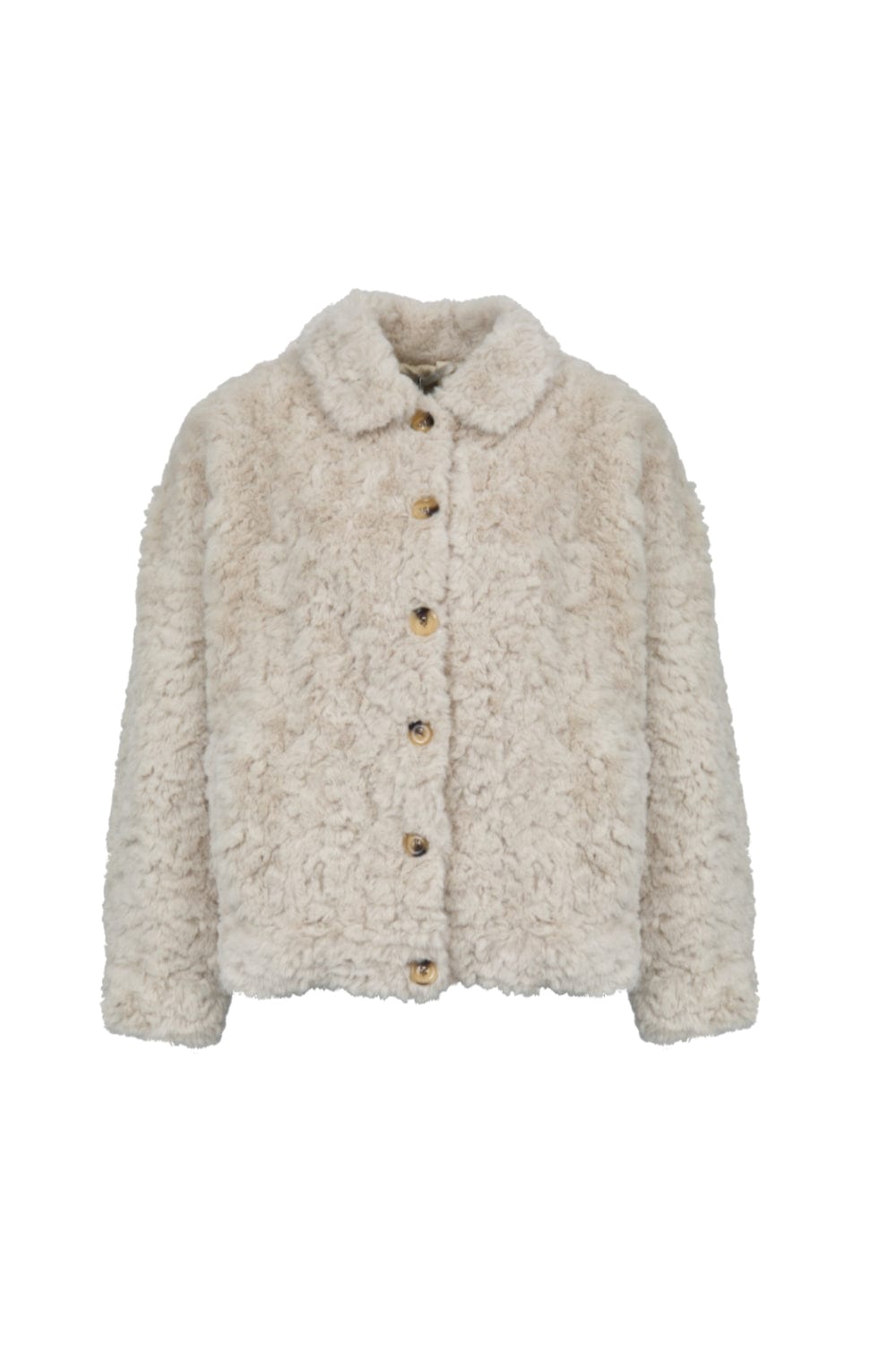 Canal Concept - Jaqueta Pêlo Sintético Bege