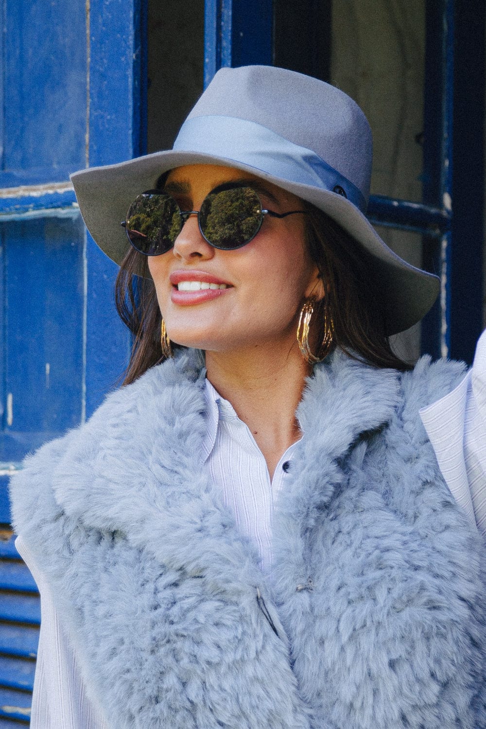 Alex Max - Colete 3/4 Sintético Azul