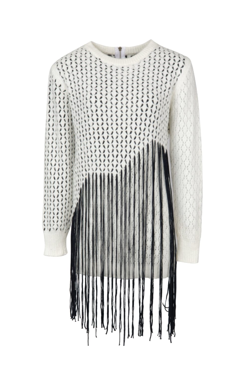 Coven - Vestido Mini Tricot Franjas