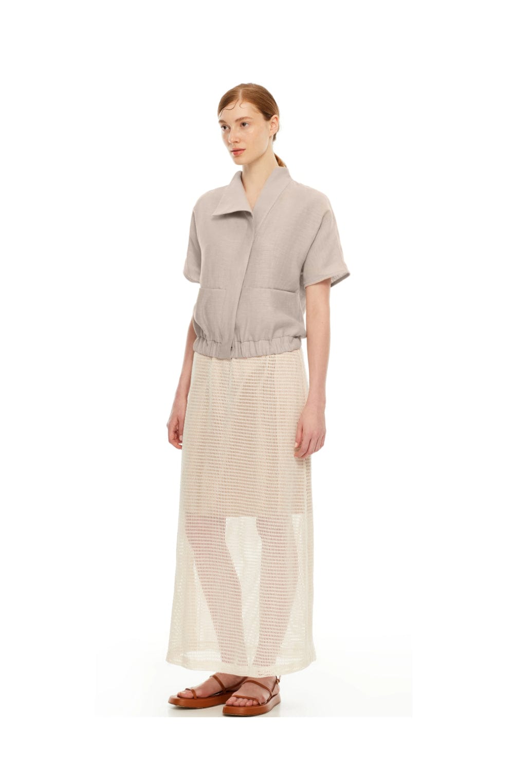 Quo Pure Touché - Camisa Manga Curta Gakes Bege