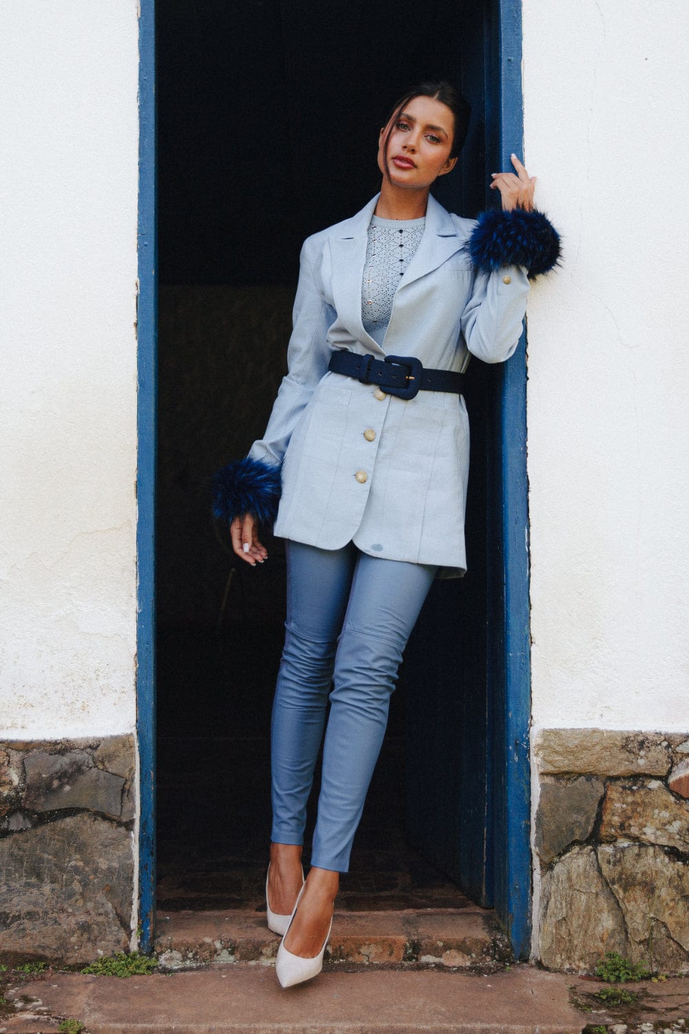 Skazi - Cinto Tricot Fivela 35