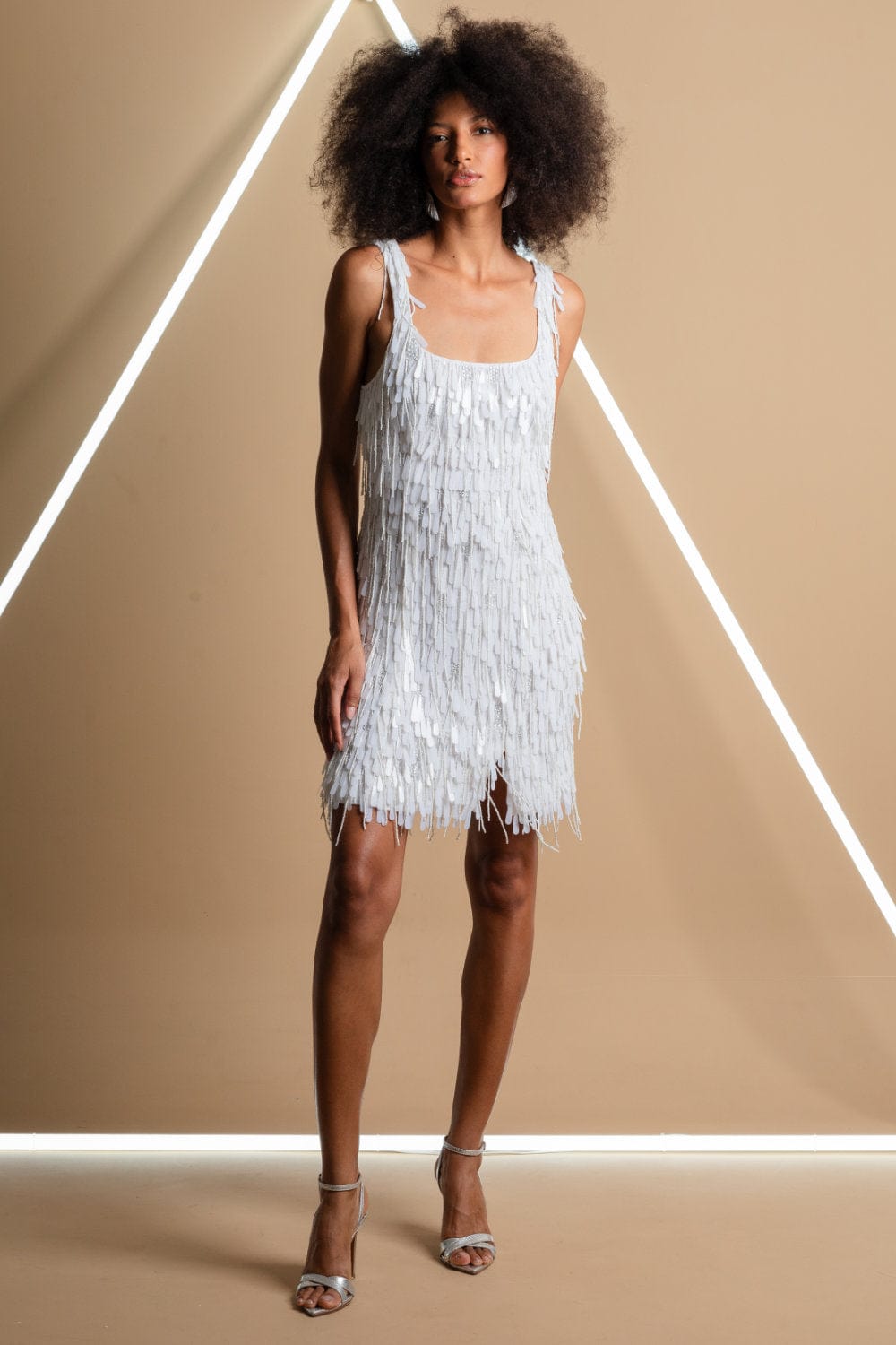 Ilta- Vestido Curto Alça Off White