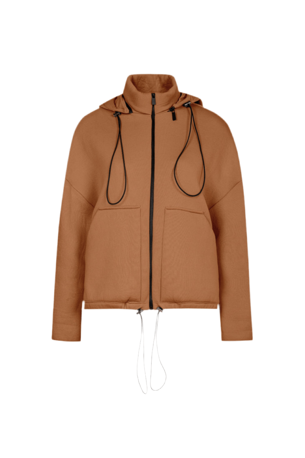 Coven - Casaco Tricot Neoprene Cesto Caramelo