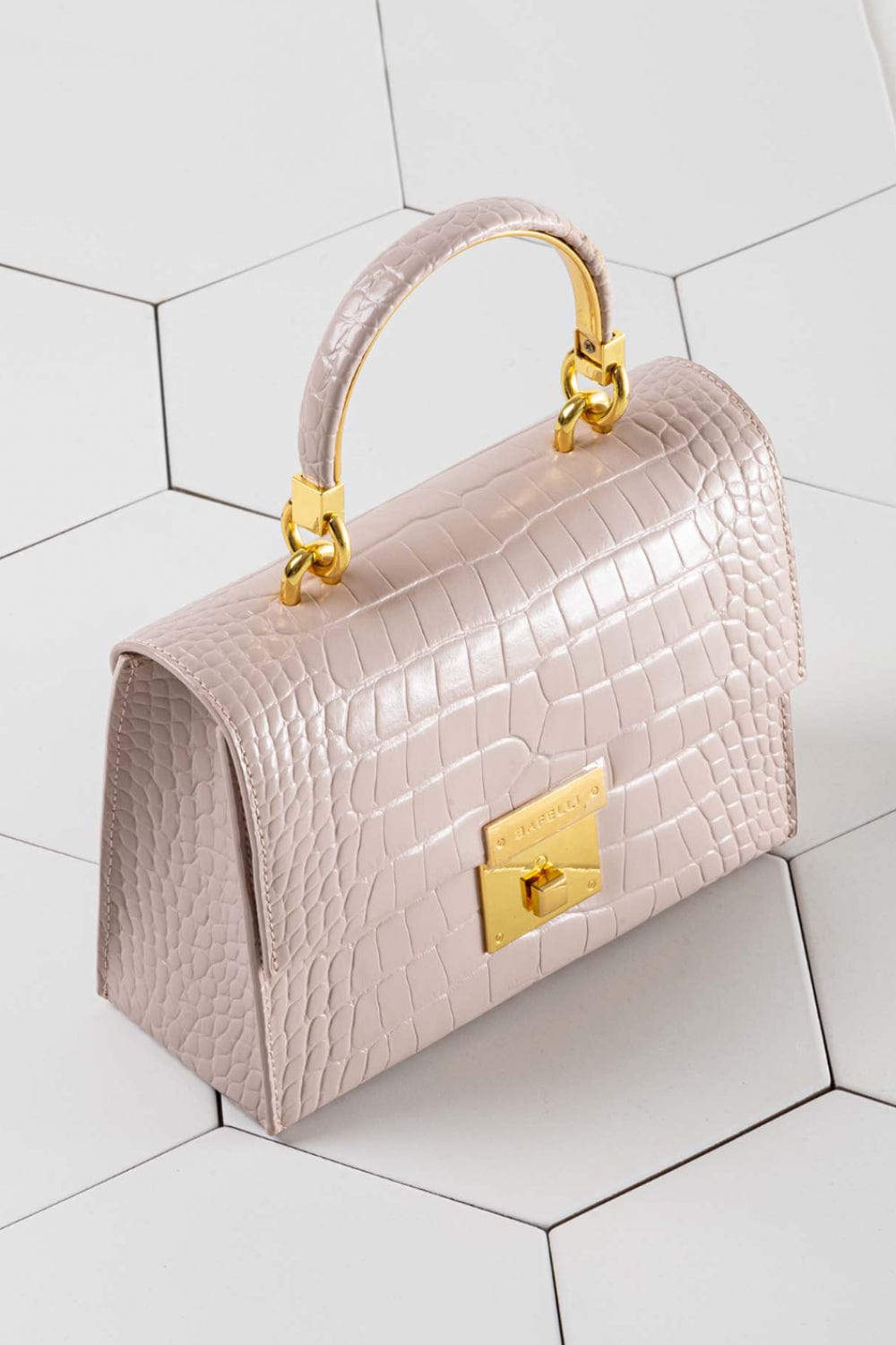 Bolsa Kate de Couro 3 alças Rosa