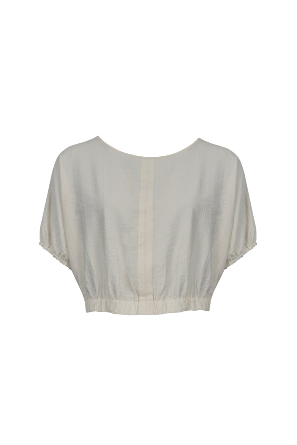 Access - Blusa Cropped Manga Curta Vanila