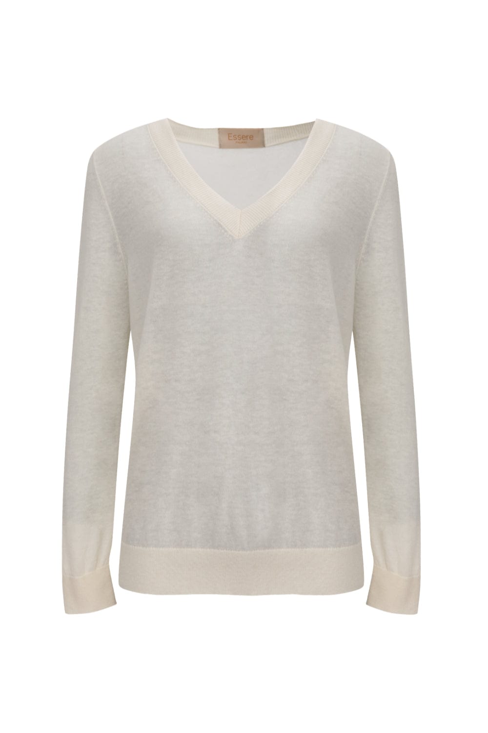 Essere Italiano - Blusa Manga Longa Cashmere Off White