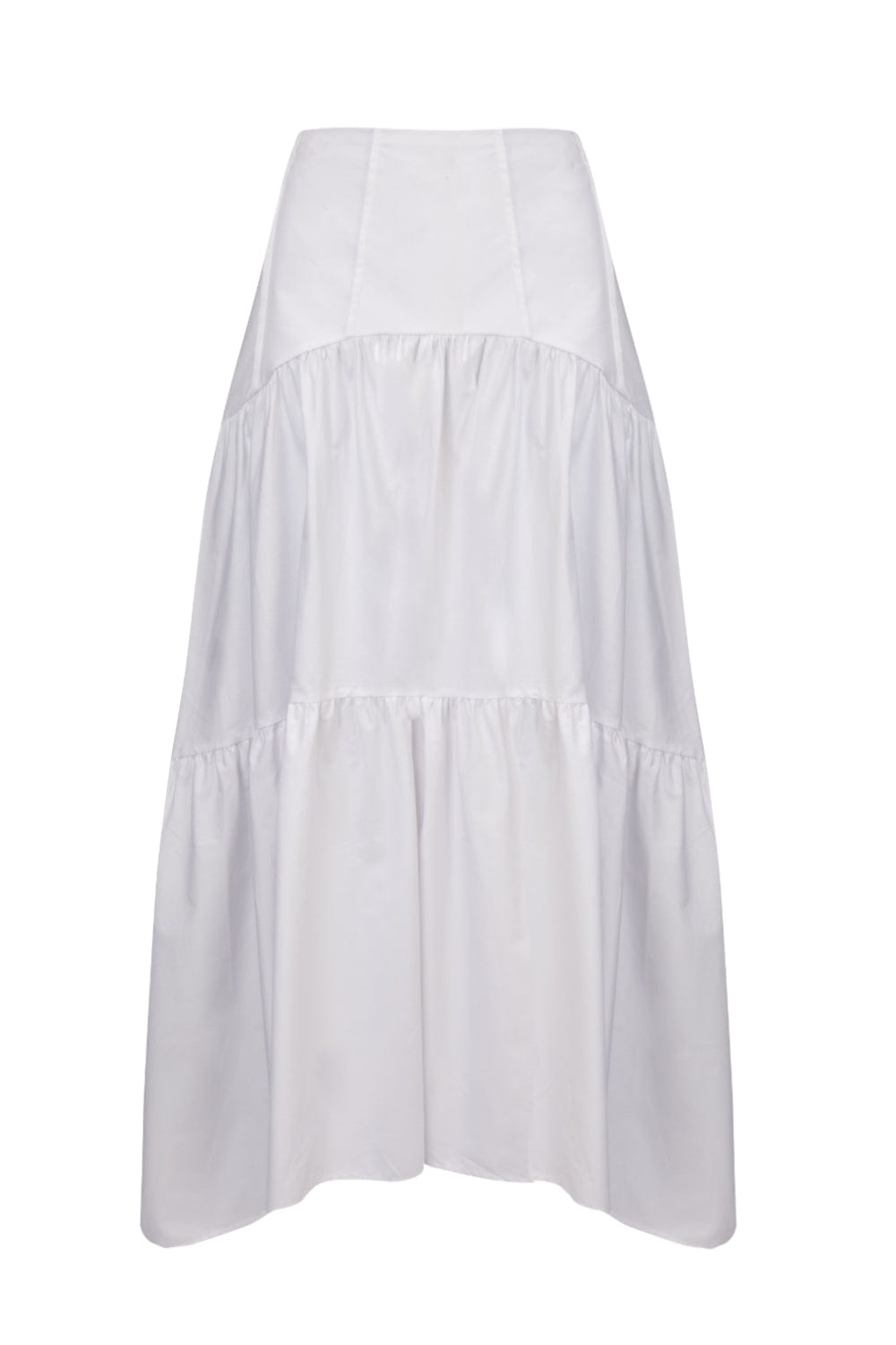 Lalibela - Saia Longa Simone De Beauvoir Branco