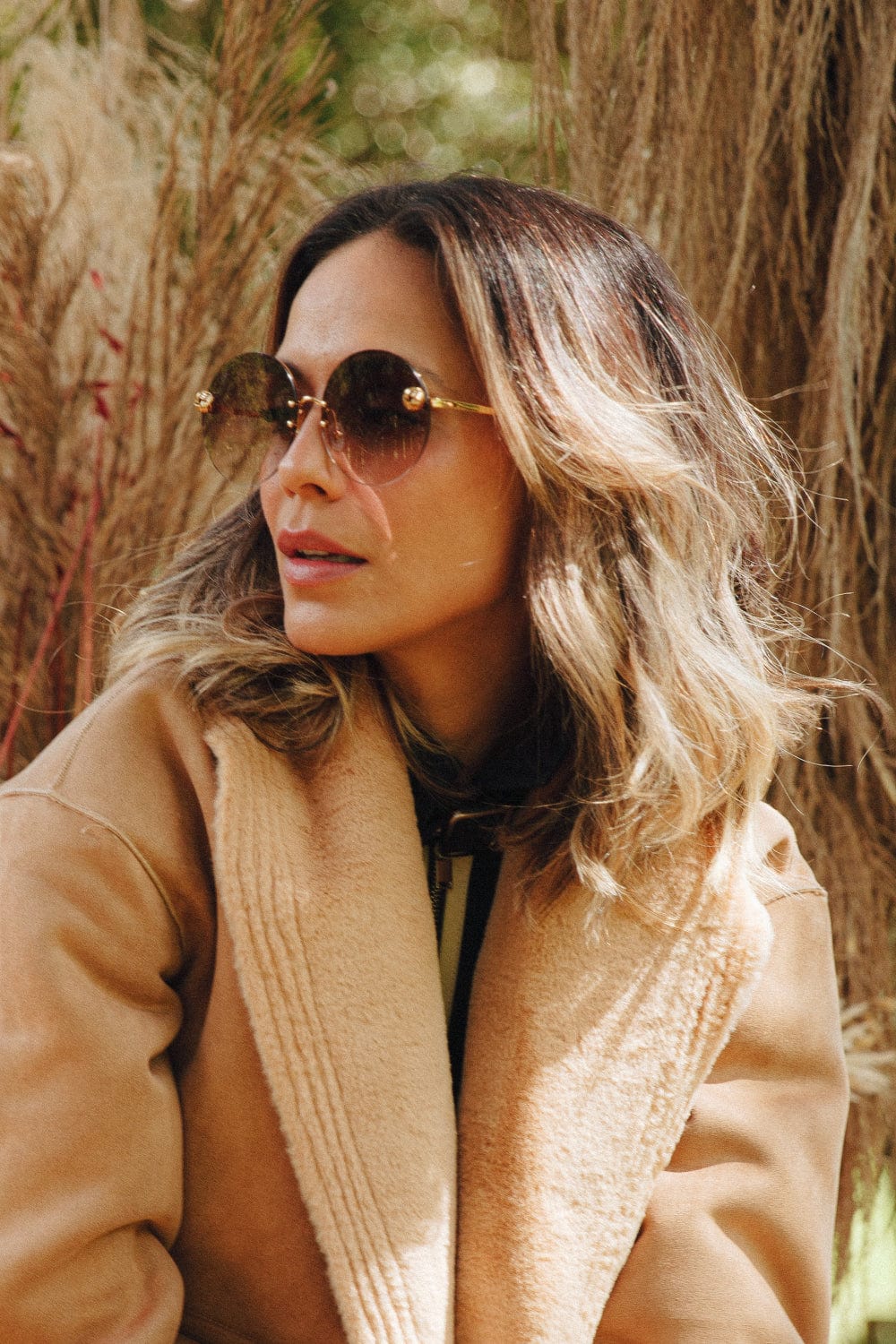 Alex Max - Casaco Curto dupla face Caramelo