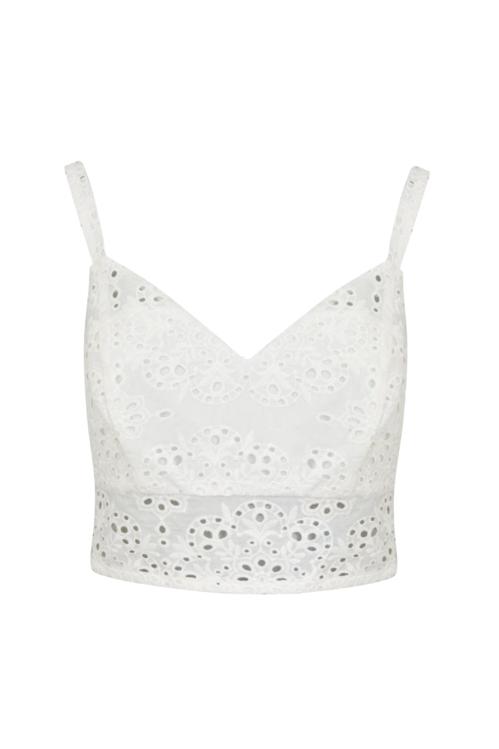 Access - Blusa Cropped Laise Off White