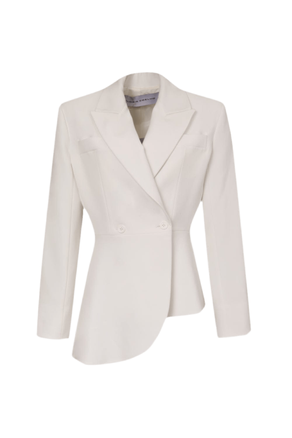 Glória Coelho - Blazer Assimétrico Off White
